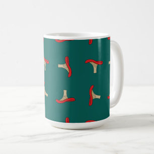 Cartoon Red Mushroom Coffee Mug