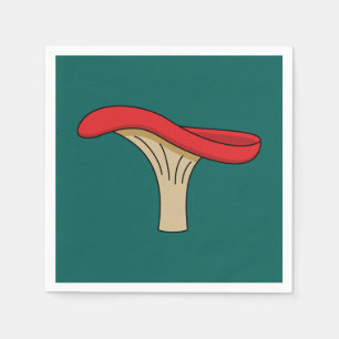 Cartoon Red Mushroom Napkins