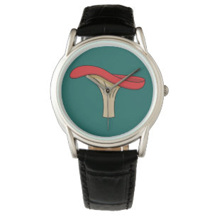 Cartoon Red Mushroom Watch