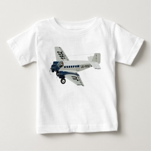 Cartoon retro airplane baby T_Shirt