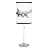 Cartoon retro airplane table lamp (Back)