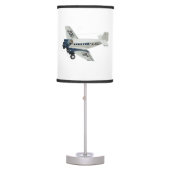 Cartoon retro airplane table lamp (Front)