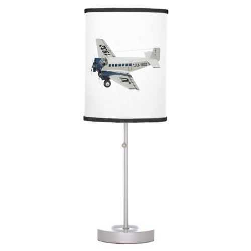 Cartoon retro airplane table lamp