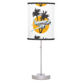 Cartoon retro airplane table lamp (Front)