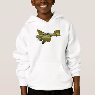 Cartoon retro bomber hoodie