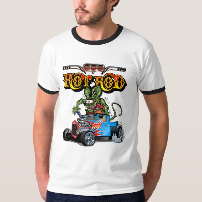 Cartoon retro hot rod T-Shirt (Front)