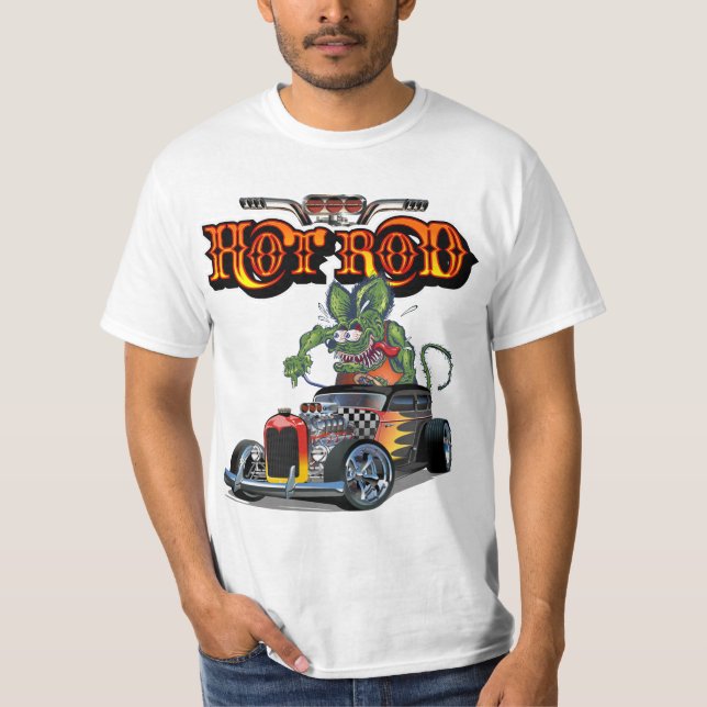 Cartoon retro hot rod T-Shirt (Front)