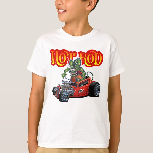 Cartoon retro hot rod T-Shirt (Front)