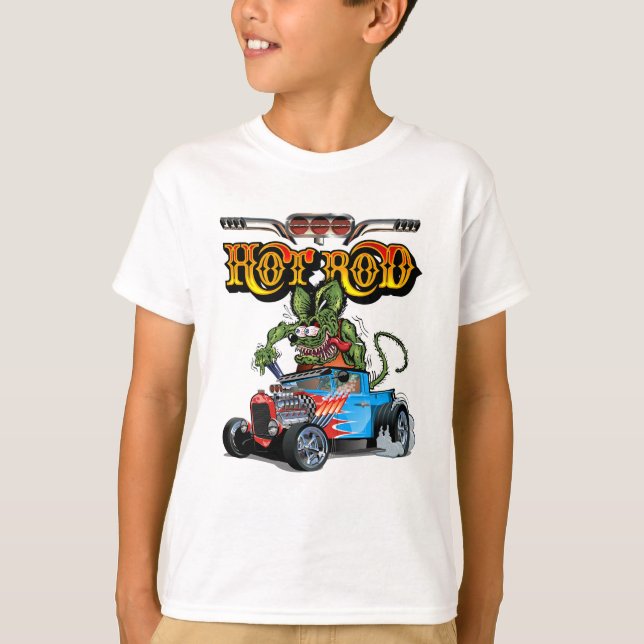 Cartoon retro hot rod T-Shirt (Front)