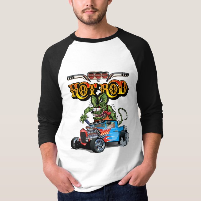Cartoon retro hot rod T-Shirt (Front)