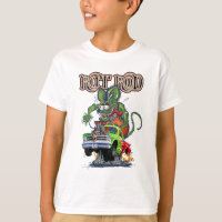Cartoon retro rat rod