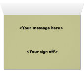 Cartoon Rhinos Card to Customize (Inside Horizontal (Bottom))