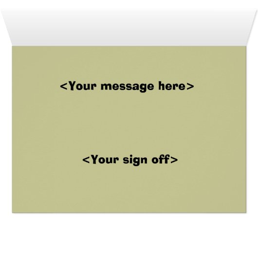 Cartoon Rhinos Card to Customize (Inside Horizontal (Bottom))