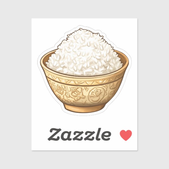 Cartoon rice sticker (Sheet)