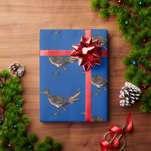 Cartoon Roadrunner Bird Wrapping Paper