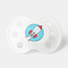 Rocket Ship, Outer Space, For Baby Boys Pacifier | Zazzle.com
