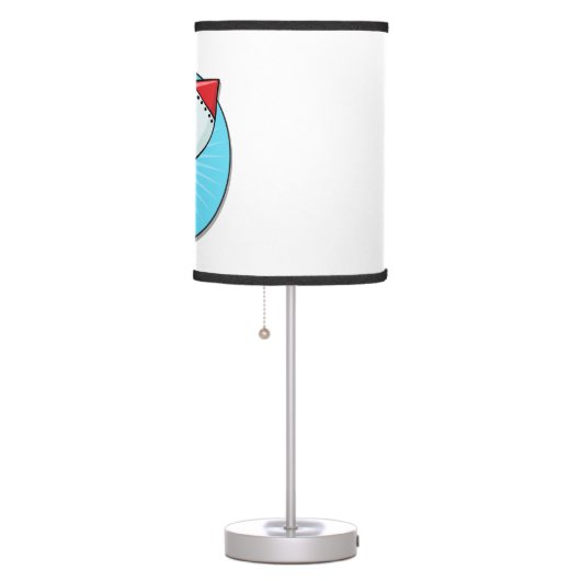 Cartoon Rocket Ship Design Table Lamp (Right)