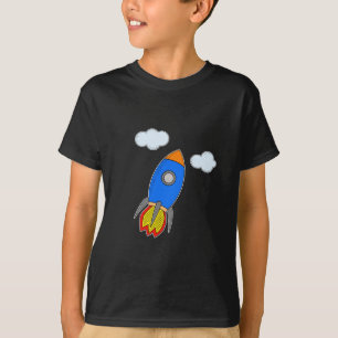 Cartoon Rocket T-Shirt