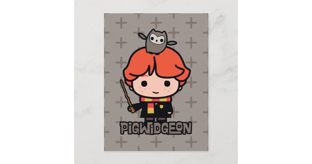 Cartoon Ron Weasley and Pigwidgeon Postcard | Zazzle Cartoon Ron Weasley and Pigwidgeon Postcard | Zazzle