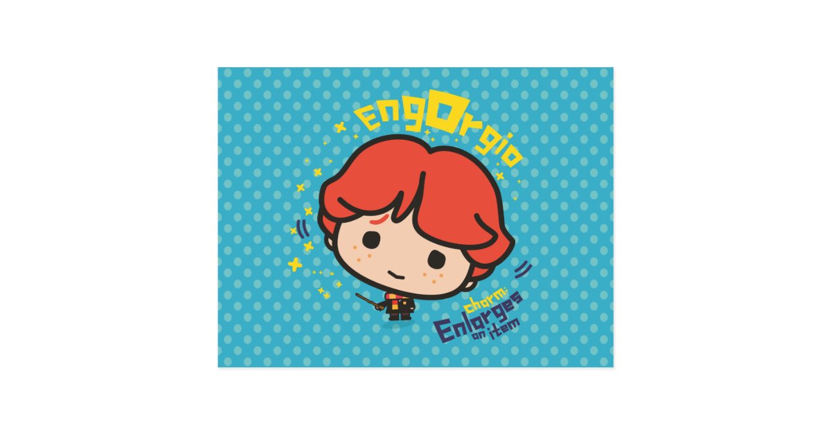 Cartoon Ron Weasley Engorgio Spell Postcard Zazzle Com 341 x 720 jpeg 35 кб. zazzle