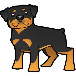 Cartoon Rottweiler Statuette