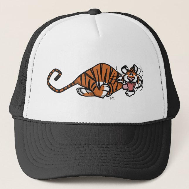 Cartoon Running Tiger hat (Front)
