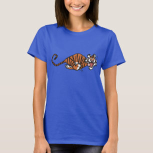 Cartoon Running Tiger Women T-Shirt