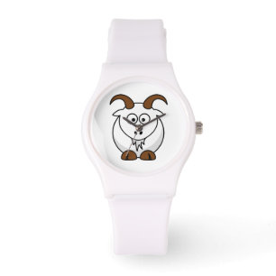 Cartoon Saanen Goat Watch