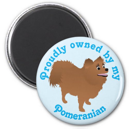 Cartoon Sable Pomeranian Magnet