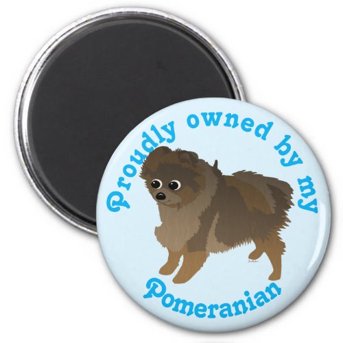 Cartoon Sable Pomeranian Magnet