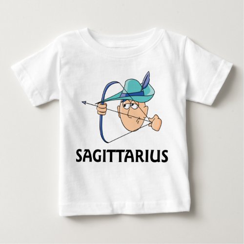 Cartoon Sagittarius Archer Baby T_Shirt