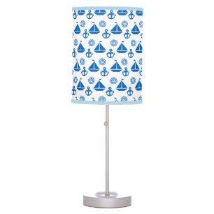 Cartoon Sail Boat Pattern Table Lamp