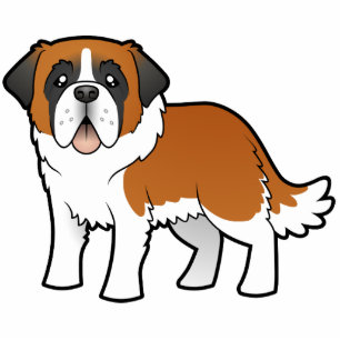 Cartoon Saint Bernard Cutout