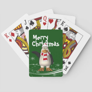 Cartoon Santa Claus Christmas Poker Cards