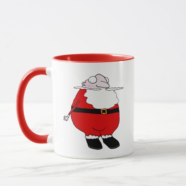 Cartoon Santa Claus Mug (Left)