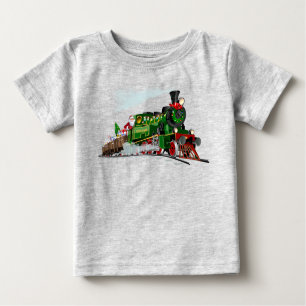 Cartoon Santa express Baby T-Shirt