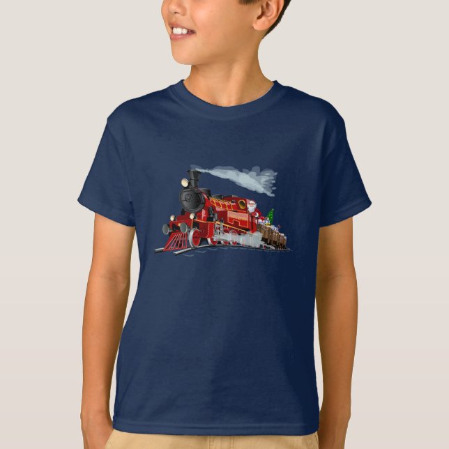 Cartoon Santa Express T-Shirt (Front)