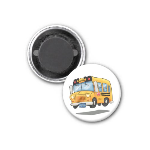 Cartoon School Bus Magnet