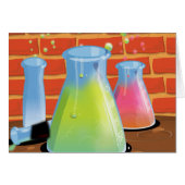 Cartoon Science experiments Cards (Front Horizontal)