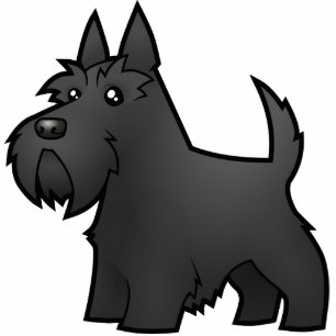Cartoon Scottish Terrier Cutout