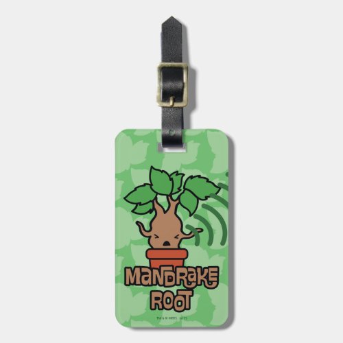 Cartoon Screaming Mandrake Character Art Luggage Tag