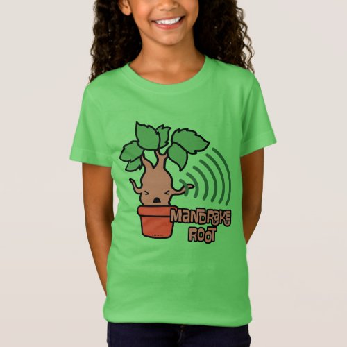 Cartoon Screaming Mandrake Character Art T_Shirt