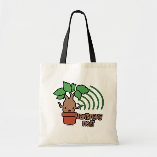 Cartoon Screaming Mandrake Character Art Tote Bag
