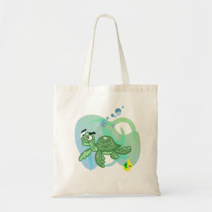 Cartoon Sea Turtle Tote Bag