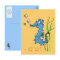 Cartoon Seahorse Cute Fish Postcard