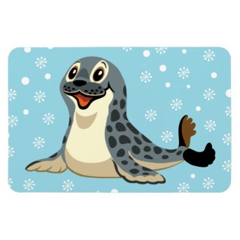 Cartoon Seal Magnet by insimalife at Zazzle