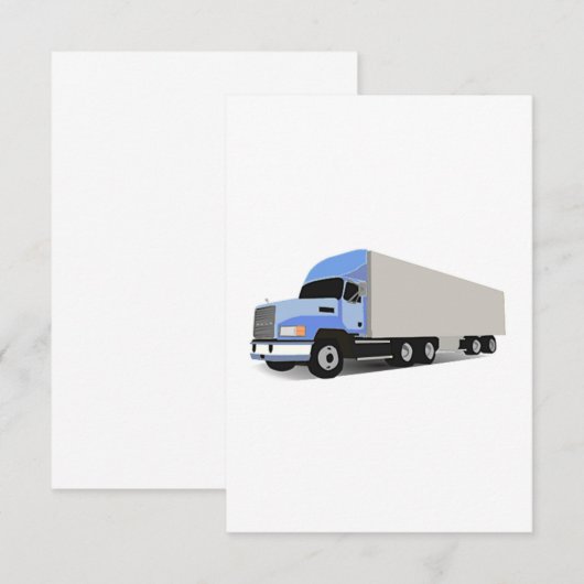 Cartoon Semi Truck (Front/Back)