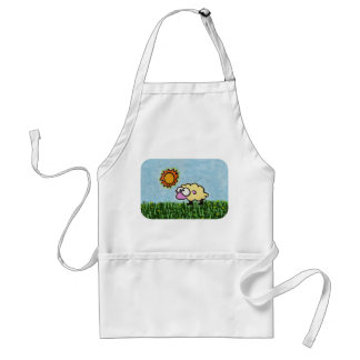 Cartoon Sheep Adult Apron