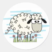 Sheep Personalized Name Baby Shower Wrapping Paper - Pastel Baby - Graphic  Spaces