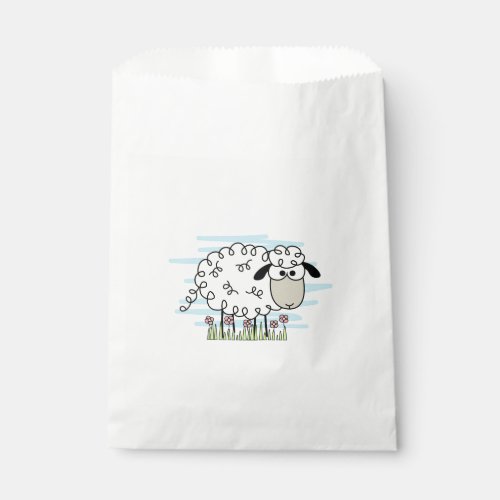 Cartoon Sheep   Favor Bag